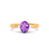 Amethyst Panchdhatu Ring R42
