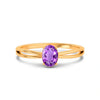 Amethyst Panchdhatu Ring R43