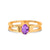 Amethyst Panchdhatu Ring R45