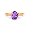Amethyst Panchdhatu Ring R50