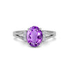 Amethyst Sterling Silver Ring R52
