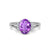 Amethyst Sterling Silver Ring R52