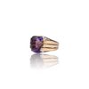 Natural amethyst katela silver ring 12.80ct — lab certified Click Gems