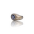 Natural Ceylon blue sapphire neelam silver ring — lab certified Click Gems