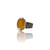 Natural yellow sapphire pukhraj silver ring 10.47ct — lab certified Click Gems