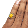 Natural Tigereye Silver Ring 5.16 Ct — natural tiger eye ring view 4