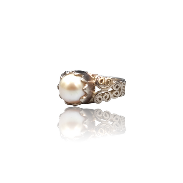 Natural gemstone silver ring 4.38ct — lab certified Click Gems