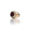 Natural gemstone silver ring 4.94ct — lab certified Click Gems