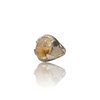 Natural gemstone silver ring 9.85ct — lab certified Click Gems