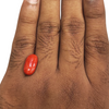 Natural Red Coral 6.33Ct — natural red coral moonga gemstone view 4