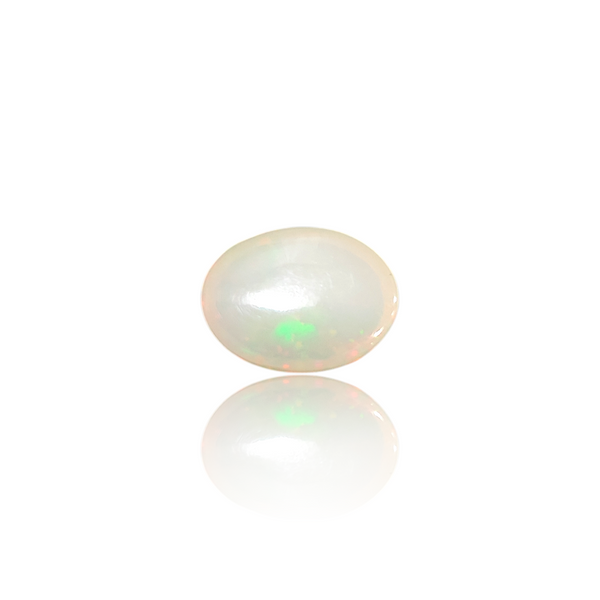 Natural Ethiopian Opal 2.08Ct — side view, lab certified natural Ethiopian opal