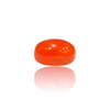 Natural Carnelian Aqiq 7.11Ct — close up detail, authentic carnelian aqiq silver gemstone