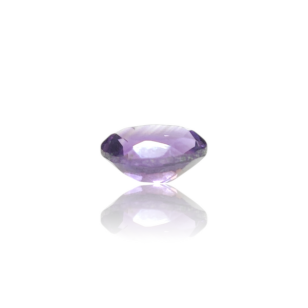 Natural Amethyst 2.55Ct — close up detail, authentic amethyst katela silver gemstone