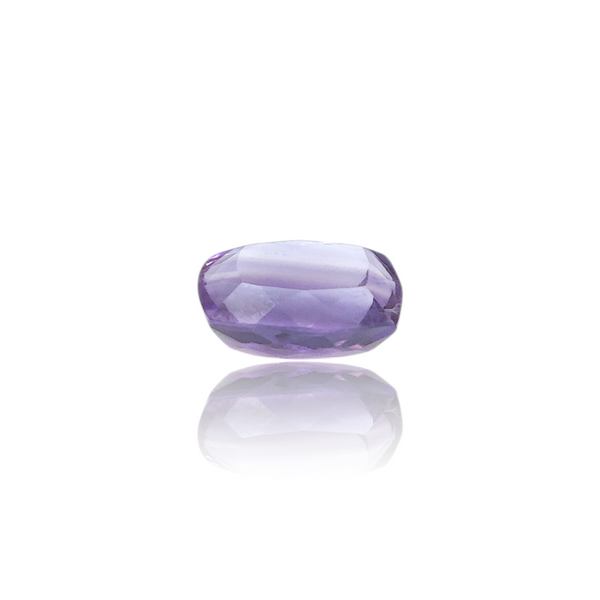 Natural Amethyst 4.26Ct — close up detail, authentic amethyst katela silver gemstone
