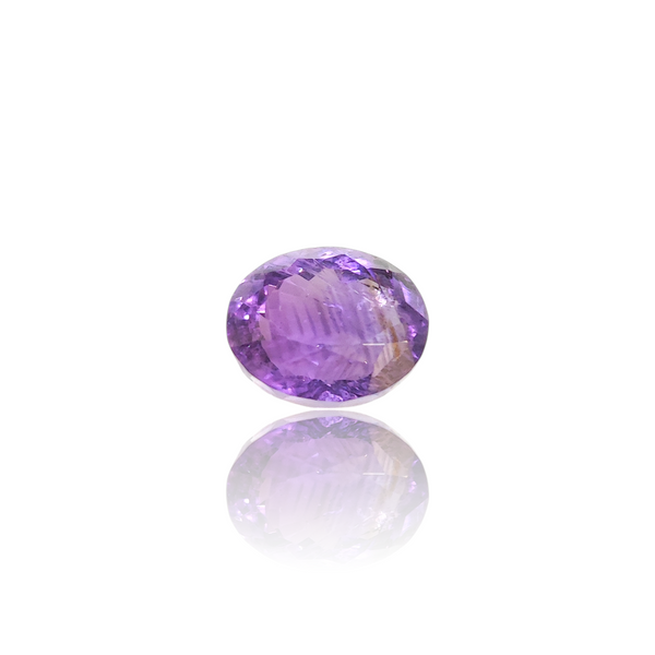 Natural amethyst katela silver gemstone 9.19ct — lab certified Click Gems