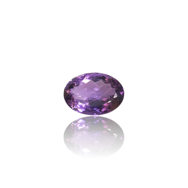 Natural amethyst katela silver gemstone 18.34ct — lab certified Click Gems