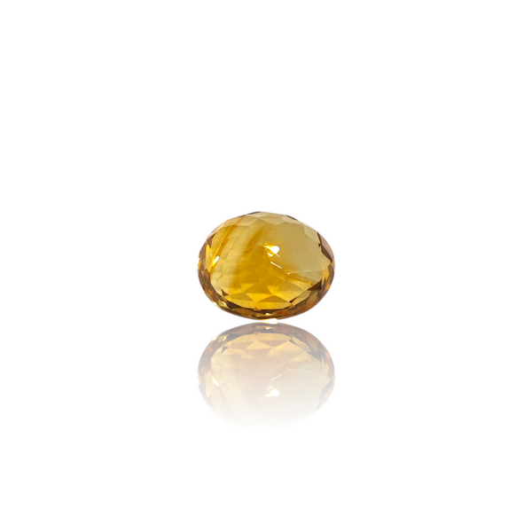 Natural Citrine 5.05Ct — side view, lab certified natural citrine sunela