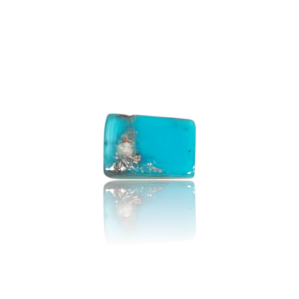 Natural Irani firoza turquoise silver gemstone 2.68ct — lab certified Click Gems