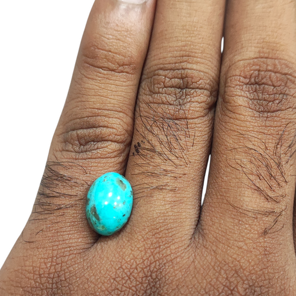 Natural Irani Fairoos 5.93Ct — natural Irani firoza turquoise gemstone view 4