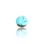 Natural Irani firoza turquoise silver gemstone 6.33ct — lab certified Click Gems