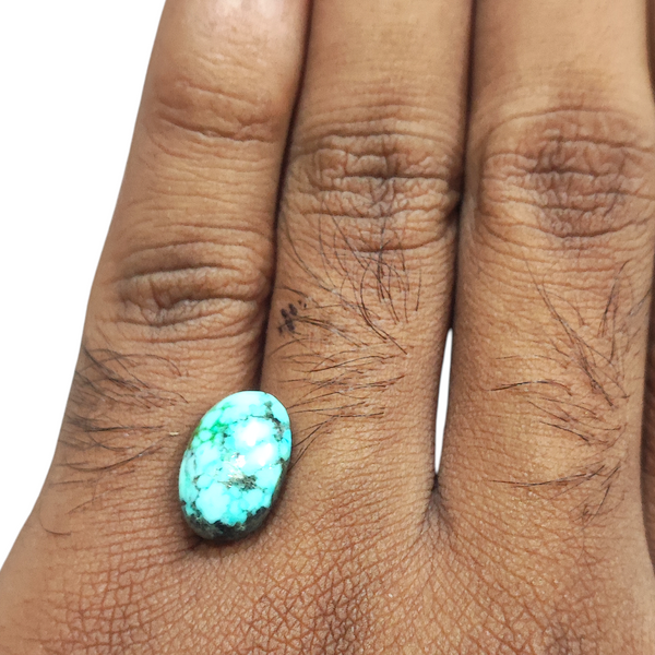 Natural Irani Fairoos 7.01Ct — natural Irani firoza turquoise gemstone view 4