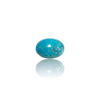 Natural American firoza turquoise silver gemstone 9.48ct — lab certified Click Gems