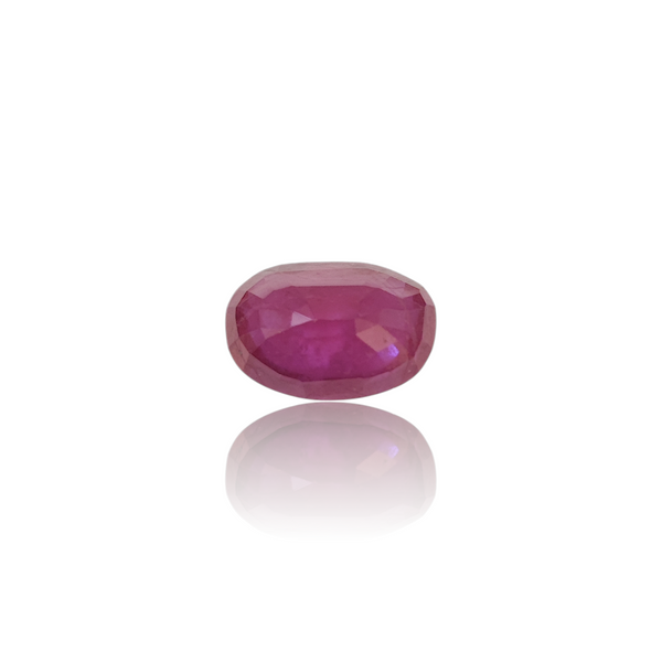 Natural Ruby 5.60Ct — side view, lab certified natural natural ruby manik