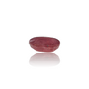 Natural Ruby 10.86Ct — close up detail, authentic natural ruby manik silver gemstone