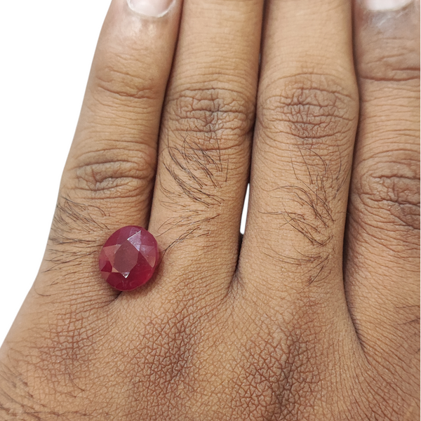 Natural Ruby 11.57Ct — natural natural ruby manik gemstone view 4