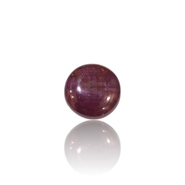 Natural natural ruby manik silver gemstone 7.00ct — lab certified Click Gems