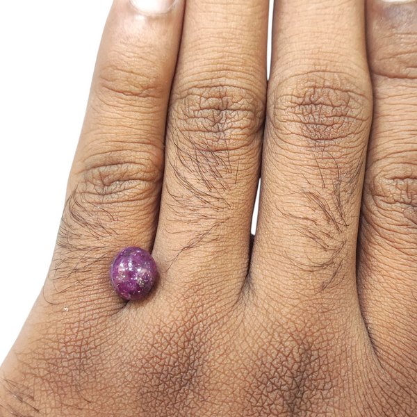 Natural Star Ruby 6.17Ct — natural natural ruby manik gemstone view 4