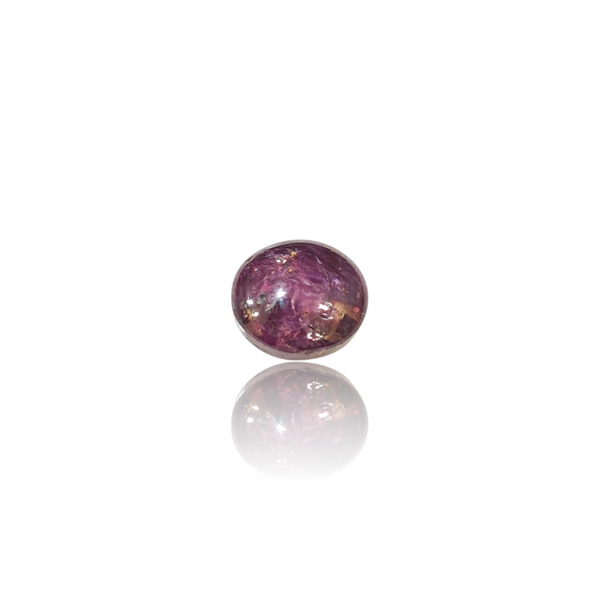 Natural natural ruby manik silver gemstone 11.09ct — lab certified Click Gems