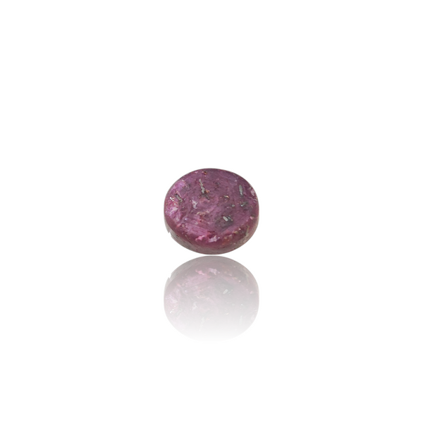 Natural Star Ruby 11.09Ct — side view, lab certified natural natural ruby manik