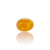 Natural Yellow Sapphire 8.09Ct — side view, lab certified natural yellow sapphire pukhraj