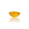 Natural Yellow Sapphire 8.09Ct — close up detail, authentic yellow sapphire pukhraj silver gemstone