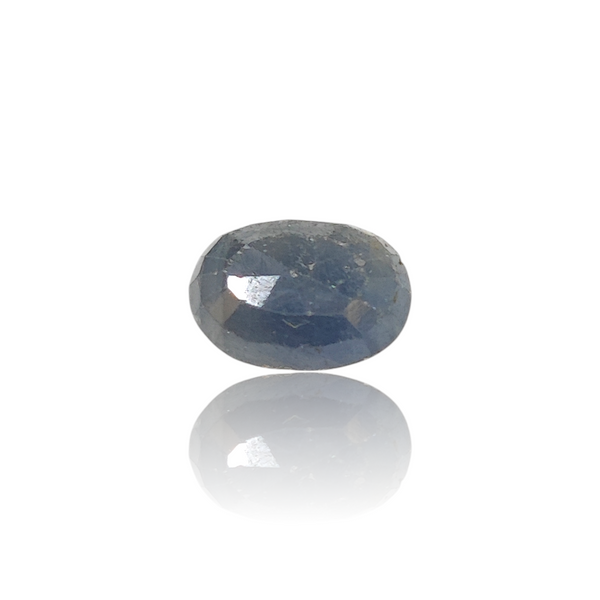 Natural Blue Sapphire 3.06Ct — side view, lab certified natural blue sapphire neelam