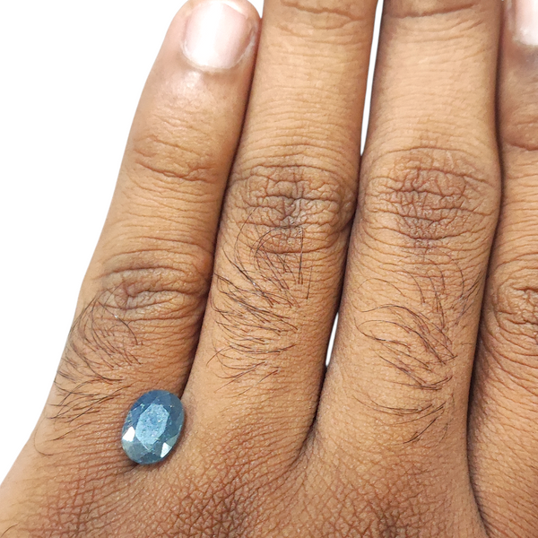 Natural Blue Sapphire 3.06Ct — natural blue sapphire neelam gemstone view 4