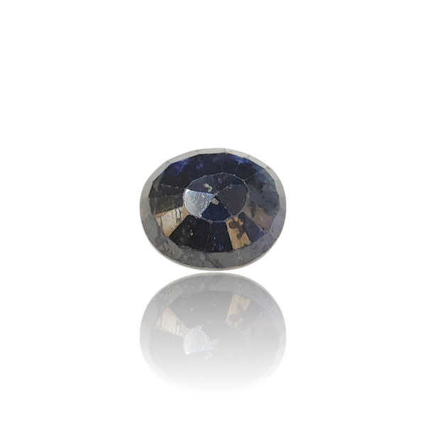 Natural Blue Sapphire 3.54Ct — side view, lab certified natural blue sapphire neelam