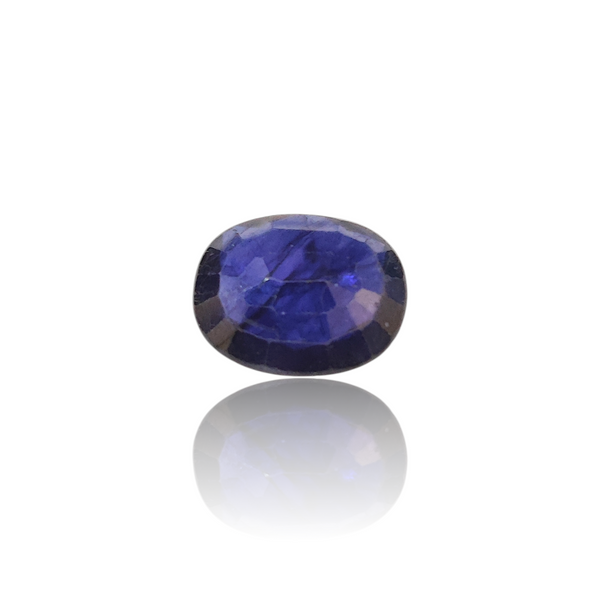 Natural Blue Sapphire 5.00Ct — side view, lab certified natural blue sapphire neelam
