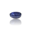 Natural Blue Sapphire 5.00Ct — close up detail, authentic blue sapphire neelam silver gemstone