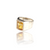 Natural Citrine Silver Ring 4.14 Ct