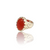 Natural Carnelian Silver Ring 11.36 Ct