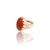 Natural Carnelian Silver Ring 11.47 Ct