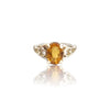 Natural Citrine Silver Ring 1.95 Ct