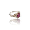 Natural Ruby Silver Ring 2.20 Ct