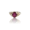 Natural Ruby Silver Ring 2.20 Ct