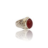 Natural Carnelian Silver Ring 14.61 Ct