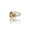 Natural Citrine Silver Ring 2.15 Ct