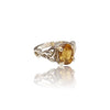 Natural Citrine Silver Ring 2.15 Ct