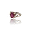 Natural Ruby Silver Ring 2.03 Ct